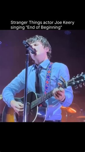 🎸 Rock History 🎸 on Instagram: "“End of Beginning” by Djo (Joe Keery, aka Steve Harrington from Stranger Things) is a song filled with nostalgic vibes and emotional depth. Djo aka Joe Keery, who is also known for playing Steve Harrington in Stranger Things. The track combines smooth vocals, retro synths, and mellow guitar riffs. Lyrically, it explores themes of change, leaving home, and finding yourself, with standout lines like “You take the man out of the city, not the city out the man.” Wit