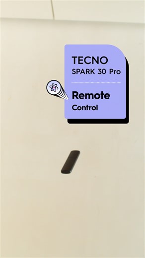 Control at your fingertips! Use #SPARK30Pro as a remote control for all your smart devices. Simplify your life with just a tap. #TransformYourVision | TECNO Mobile