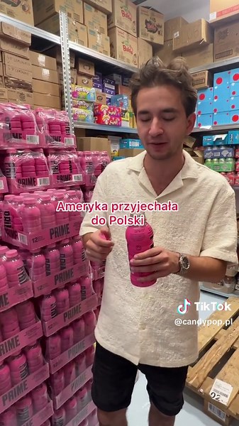 Nowa dostawa różowego Prime w Candy Pop