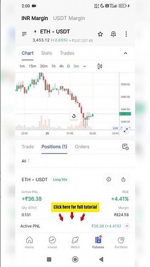 Coin dcx app me trading. how to trading coin dcx app. #coindcxapp #trading