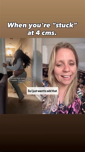 👉 Did you know you can be 4 cm dilated and NOT in active labor?Every body is different. Some people walk around 3–4 cm for days (even weeks!) before contractions truly kick in.What matters isn’t just the number—it’s whether your cervix is changing over time. Once your contractions are consistent and your cervix starts opening more, that’s when you’re in labor. 💪✨So if you hear ‘you’re 4 cm,’ don’t stress—it doesn’t always mean baby is on the way right this second. Trust the process. 💜👶 | Bab