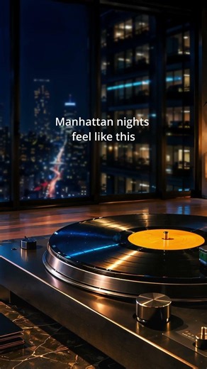 Midnight Groove Jazz in Manhattan 🎷 Deep Vinyl Beats for Night Focus