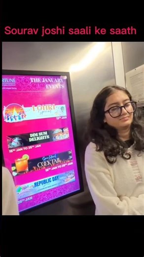 Sourav joshi saali ke sath 😍 video credit to souravjoshivlogs #shorts