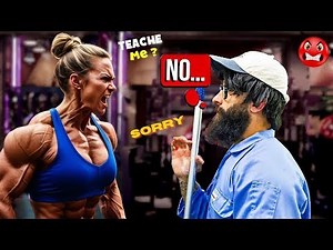 32KG Mop Shocks GIRLS and BodyBuilders in a GYM | Pretended to be a CLEANER