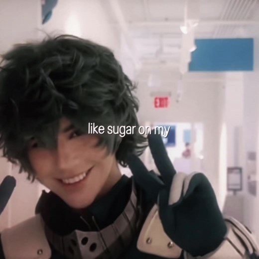 Sorry I’m obsessed now I need more Deku cosplays from his cosplayer #fyp #mha #deku