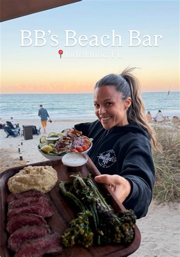 Hidden Beach Bar in Indialantic, FL BB’s Beach Bar (@BB’s Beach Bar ) Toes in the sand, live music, fire pits, and one of the best happy hours on the Space Coast. If you know… you know. If you don’t? Now you do! 📍Behind the BLEU Beach Resort - 501 N Miramar Ave (HWY A1a) Indialantic, FL Happy Hour: M-F 3-6pm ALERT! Parking is a challenge but they have a FREE 3 hr Valet OUR FAVORITE PICKS🤤 Cocktails: Sunshine Spritz Lavender Smash Apps: Hummus Platter Loaded Chicken Nachos Dinner: Seafood Cob S
