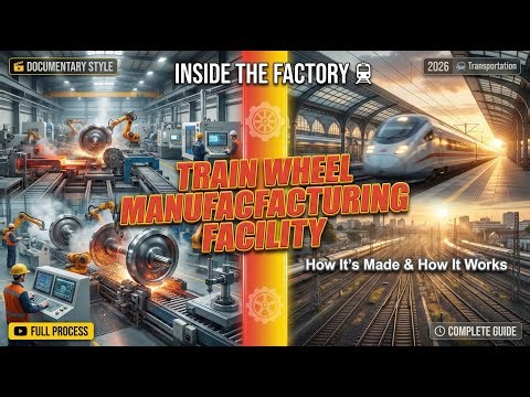 Inside a Train Wheel Manufacturing Facility | How Railway Wheels Are Forged complete process
