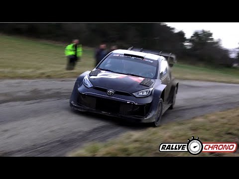 Test Rallye Monte Carlo 2025 - Sébastien OGIER | Toyota Yaris GR Rally1 WRC | RallyeChrono
