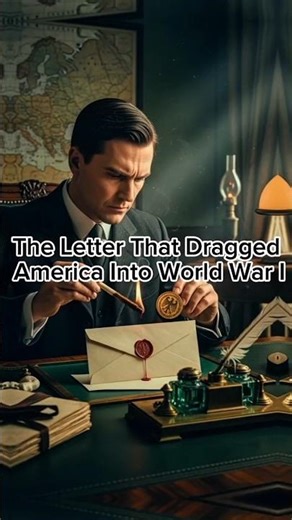 The Letter That Dragged America Into World War 1#WorldWarI#HistoryShorts#HiddenHistory#WarHistory