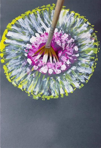 Acrylpainting: Blumen Malen Schritt für Schritt