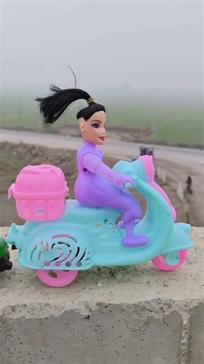 ASMR New remote control bike vs cycle #cute #youtubeshorts #aivideo #asmr #bushcraft #baby #shorts