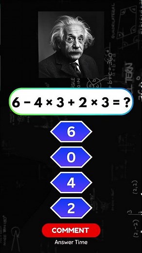 Quick Math Problem Quiz! ⏱️ Can You Answer All Correctly?