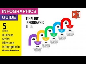 Stairs Business Timeline Infographic in PowerPoint | PPT Slide Tutorial