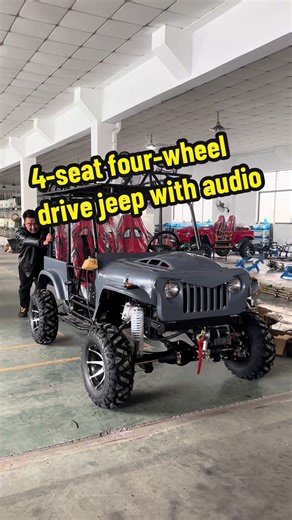Customized 4-seat four-wheel drive jeep, four-wheel off-road motorcycle, all-terrain vehicle, outdoor riding modified vehicle#All Terrain Vehicle###Four-wheel cross-country motorcycle###jeep##Go Kart###Outdoor off-road vehicles