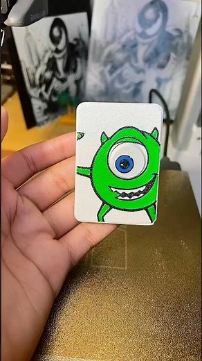 3D Printing Mike Wazokski Extruder Cover