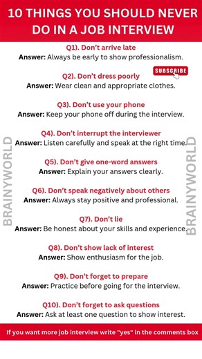 10 Common Interview Mistakes and How to Avoid Them