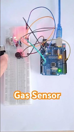 مستشعر الغاز باستخدام الاردوينو Gas sensor MQ-2 by #arduino #اردوينو #برمجة