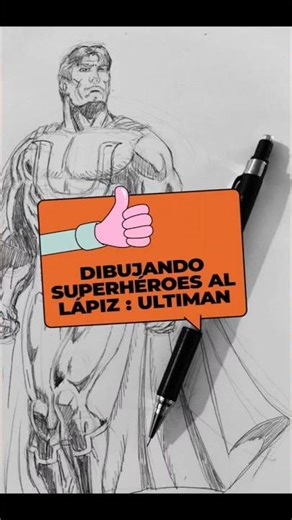 DIBUJANDO SUPERHEROES DE COMICS AL LAPIZ #dibujo #art