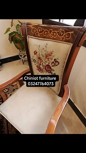 chiniot furniture wooden dining table and chairs set chiniot furniture famous dining table set with chair and top inlay work #chiniotfurnitureofficail #chiniotfurniture #luxurylifestyle | chiniotfurnitureofficial | Facebook
