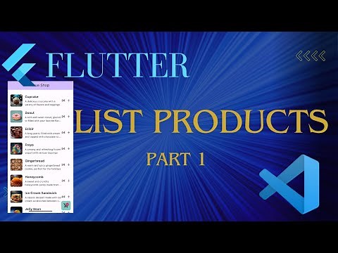 Displaying Products with ListView.builder in Flutter | Flutter UI Tutorial