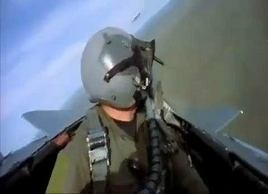 Jet Fighter Encounters UFO?