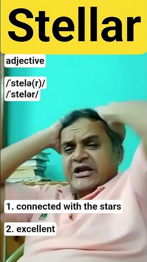 Stellar: Meaning English Vocabulary Spoken English #englishator