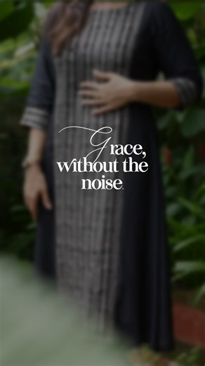 This Black Muslin Kurti Set from the Mirai Edit is your festive BFF 🖤✨ #VismayOfficial #FloralElegance #IndianEthnicWear #KurtiDiaries #WovenPoetry #NewCollectionDrop #NowInStores #SouthIndianStyle #CottonLuxury #vismay #everydayethnic #mirai #black #festive | Vismay