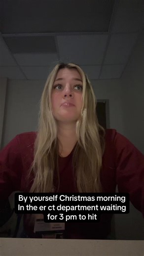 Merry Christmas! | By yourself Christmas morning in the ct department waiting for 3 pm to hit 🎄🎅 everyone have a great day! #healthcare #radiology #cttechnologist #12hourshift #holidayshift