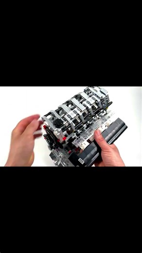 Building a Working NO-L4 Engine part 6 #lego #buildvideo #legotechnic #unboxing#mouldking