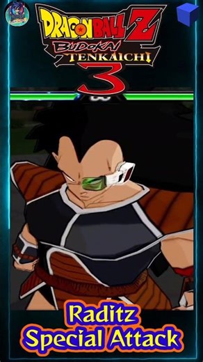 Raditz Special Attack (Dragon Ball Z Budokai Tenkaichi 3) #dragonballz #budokaitenkaichi3 #aethersx2