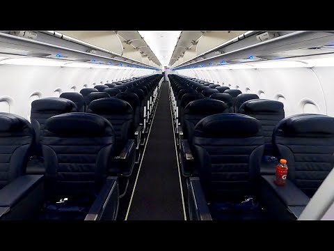 Spirit A320Neo cabin tour 4k