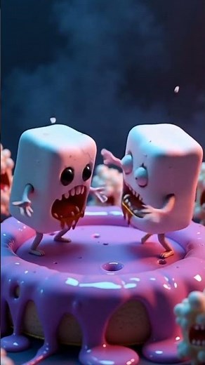Marshmallow Fight Club 🍡 | CreepyToyz 3D Horror-Comedy Animation