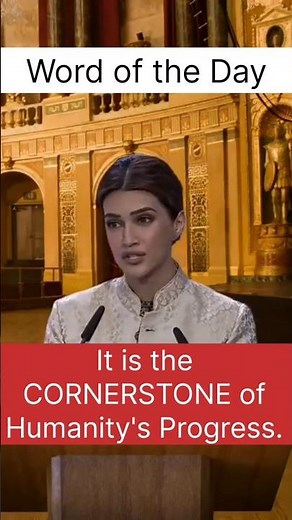 Cornerstone Meaning Explained with Kriti Sanon | Simple English Examples #bollywood