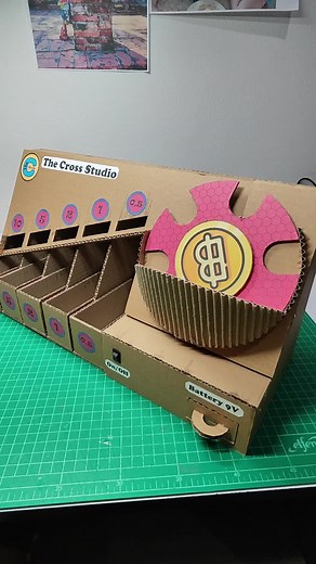 Automatic Coin Sorting Machine DIY from Cardboard
