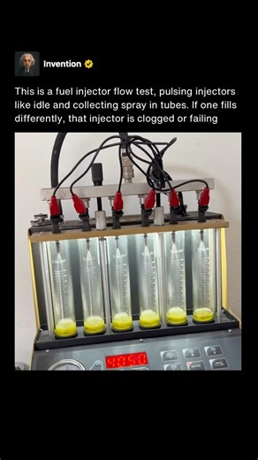 This Injector Test Reveals Engine Problems in Seconds ⛽️ #shorts