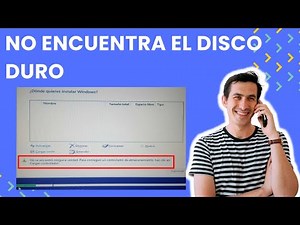 ✅ Solución no encuentra disco duro al instalar Windows 8, 10, 11 | Falta un controlador de medios