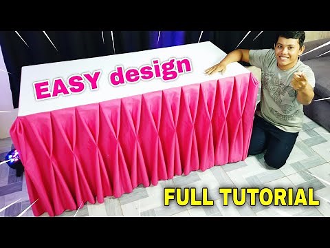 PINCH DESIGN TABLE SKIRTING FULL TUTORIAL