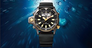 Citizen celebrates 40 years of aqualand with limited anniversary edition