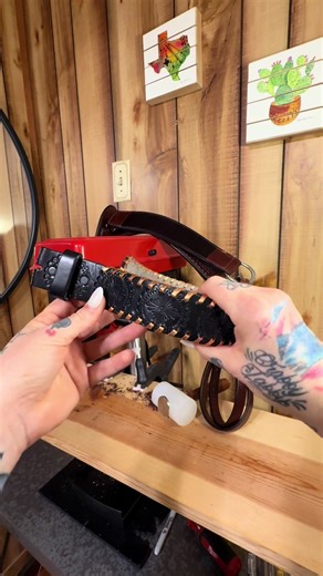 Staying busy laying down the foundation for @Western Dove designs🖤 #leather #rodeo #horse #smallbusiness #fyp