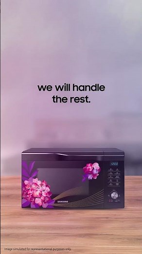 Get a taste of nostalgia with the HotBlast™ Technology of Samsung Microwaves