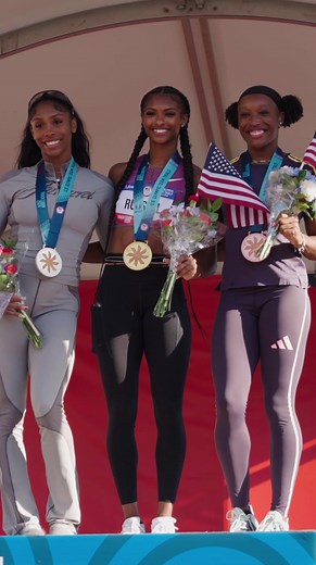 Medal ceremonies from #TrackFieldTrials24 were so lit 😭