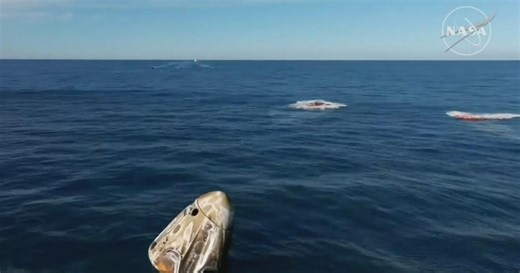 NASA astronauts return to Earth