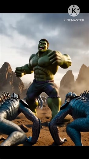 Hulk vs aliens alien Hulk beta tu ja gaon ka Raksha kar 📈🚀 #shorts #viral #ai