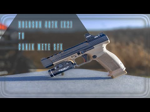 How to mount Holosun 407K X2 to Canik METE SFX/SFT