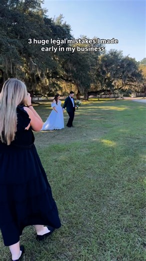 I started my photography business when I was only 15 years old…so I’d say I knew even *less* about the legal side of business than the average person 🫠 Looking back, I’m a smidge mortified at some of the mistakes I made…but I encountered sticky situations with clients throughout the years that have taught me A LOT about how to be sure everyone is protected. If you want help with the legal side of your business, comment “legal” below and I’ll get you signed up for a free training I’m hosting wit