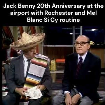 #jackbenny 20th Anniversary airport Rochester & Mel Blanc Si Cy routine #funny #comedy #classictv