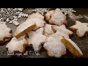 Polvorones with cinnamon and almonds / Spanish recipes with Sofia