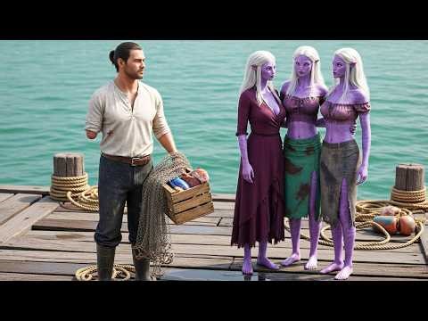 One-Armed Fisherman Lived Alone for Years — Until Three Rejected Alien Women Appeared at His Dock