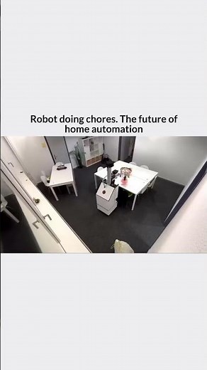 Smart Robot Cleans House | Next-Gen Home Assistant | #shorts