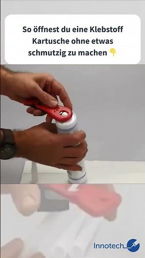 Klebstoff-Kartusche öffnen wie ein Profi! #kleben #kartusche #handwerken #profi